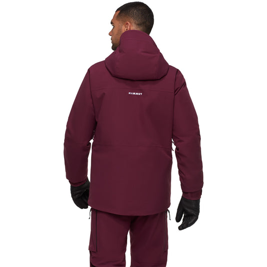 Jacheta Schi Barbati Mammut Stoney Hs Thermo Hooded Vin-Black