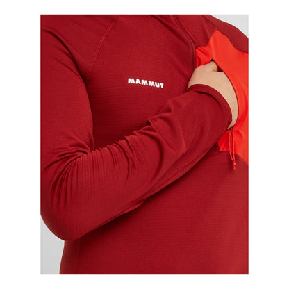 Polar Barbati Mammut Aenergy Light Ml Half Zip Pull Dark Mammut Red-Mammut Red