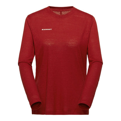 Bluza Femei Mammut Massone Light Longsleeve Dark Mammut Red