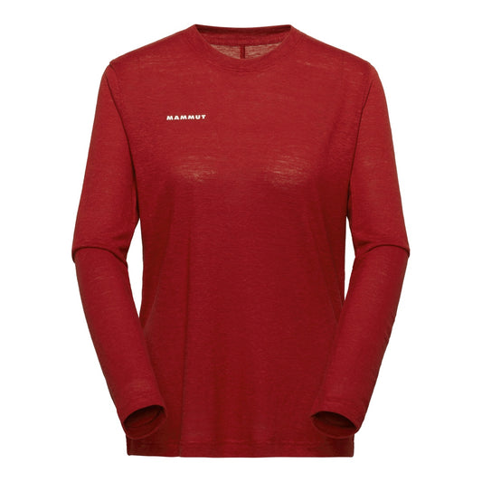 Bluza Femei Mammut Massone Light Longsleeve Dark Mammut Red