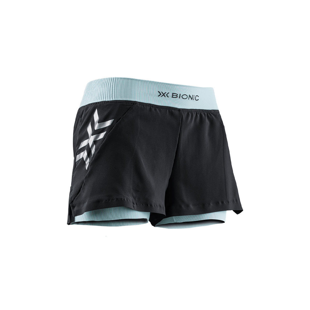 Pantaloni Scurti X-Bionic Twyce Race 2in1 Clearwater/Black