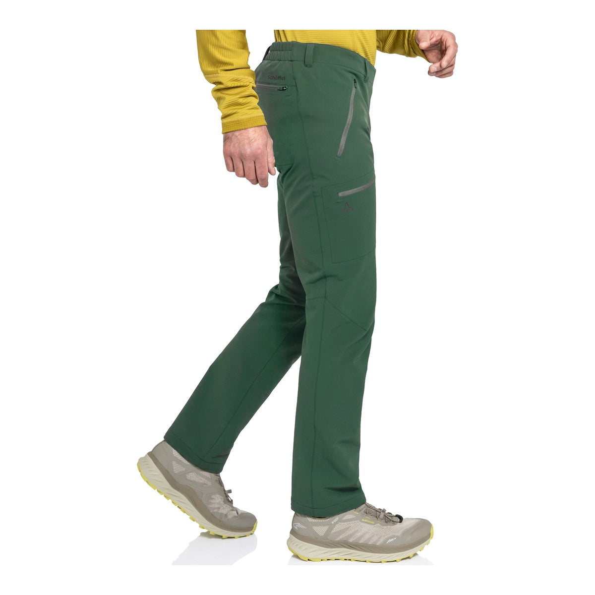 Pantaloni Barbati Schoffel Folkstone Warm Dark Jade