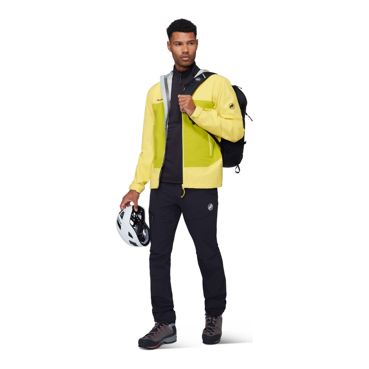 Jacheta Barbati Mammut Crag HS Hooded Holunder-Acacia