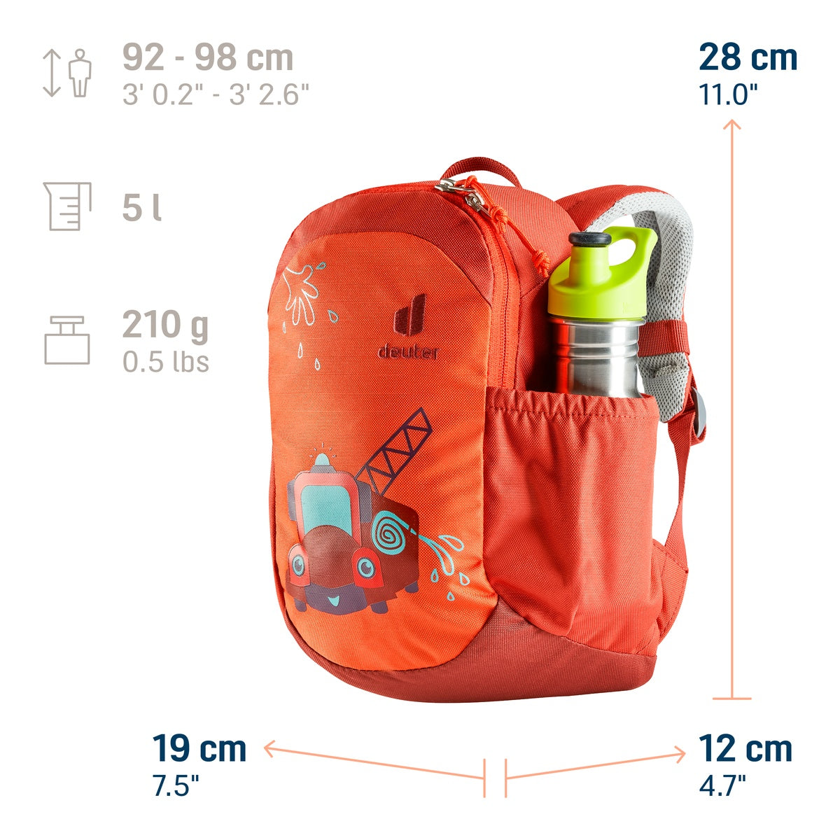 Rucsac Copii Deuter Pico Papaya Lava
