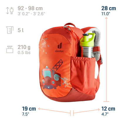 Rucsac Copii Deuter Pico Papaya Lava