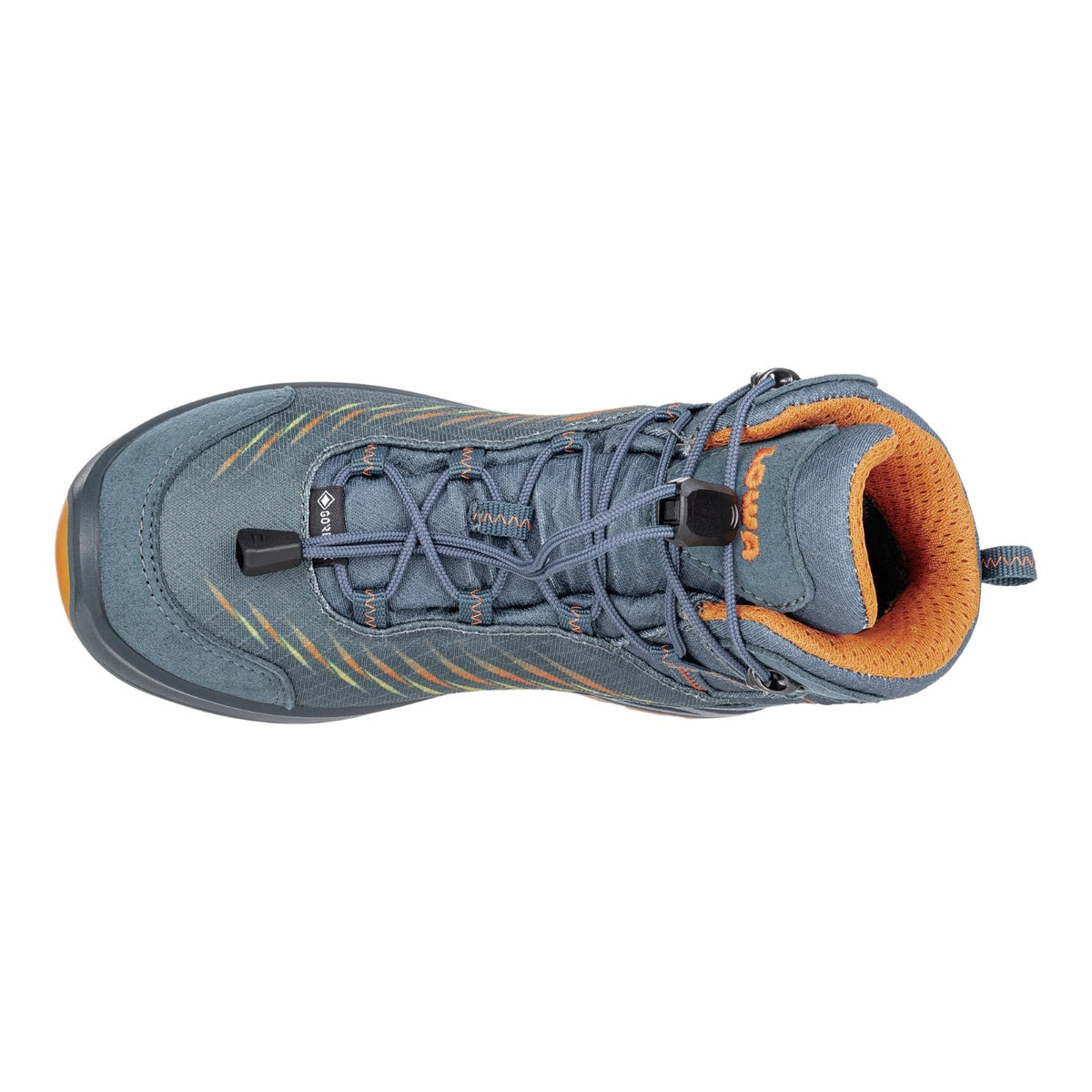 Bocanci Drumetie Baieti Lowa Zirrox II GTX MID Jr Blue