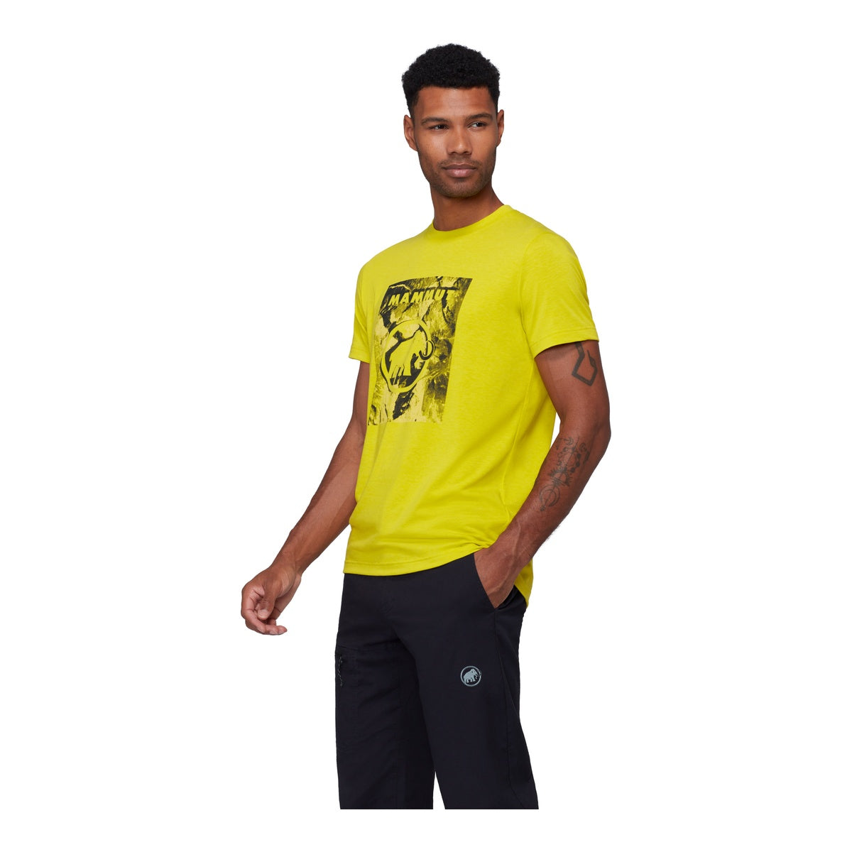 Tricou Barbati Mammut Trovat Galben