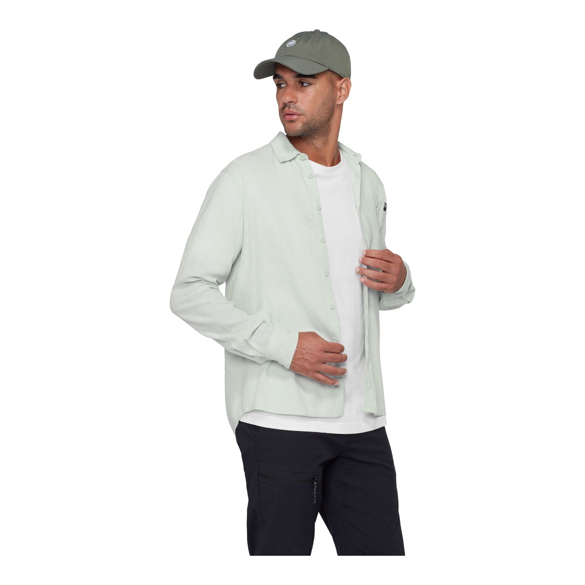 Camasa Barbati Mammut Alvra Summer Longsleeve Silver Sage