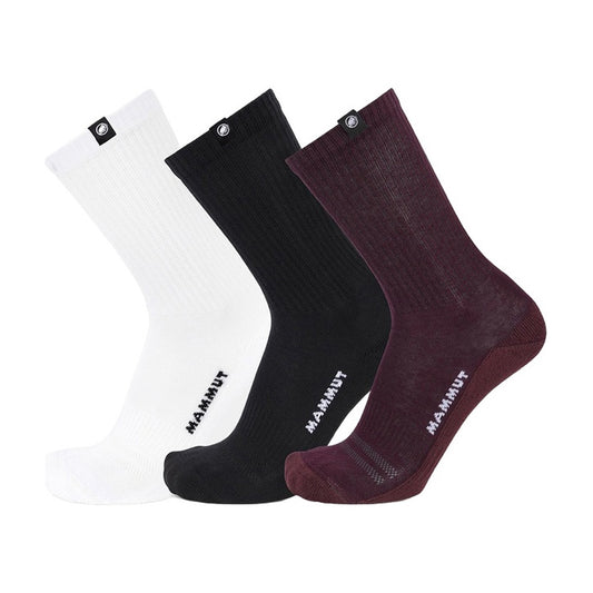 Sosete Mammut Socks Everyday Crew 3 Pack White-Vin-Black