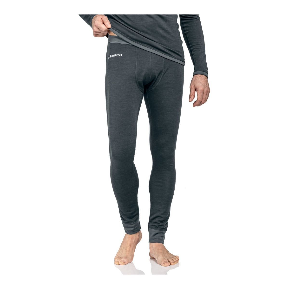 Pantaloni Termici Barbati Schoffel Merino Sport Pirate Black