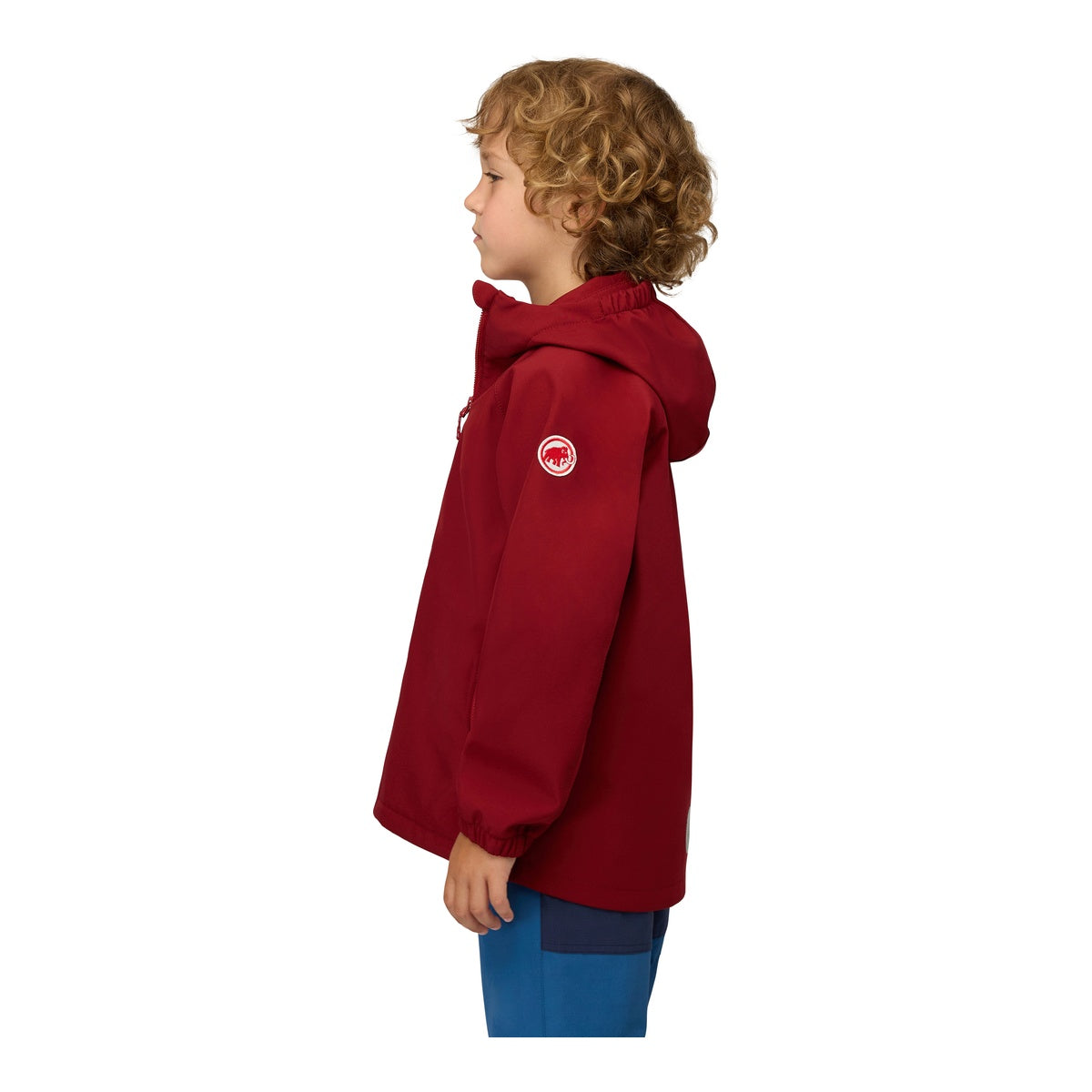 Jacheta Softshell Copii Mammut Ultimate Comfort SO Hooded Dark Mammut Red