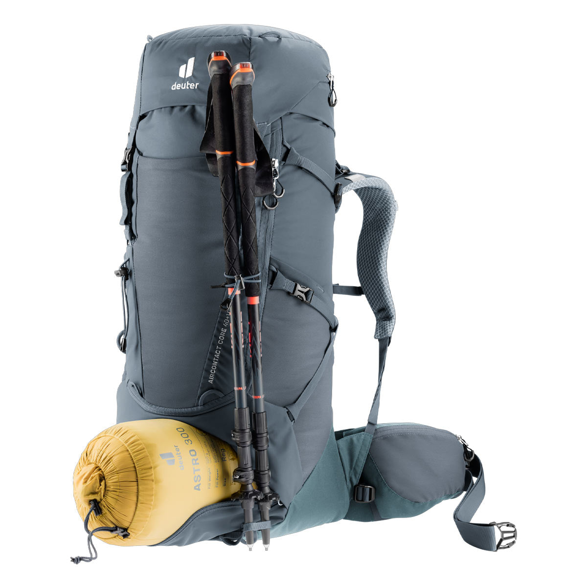 Rucsac Barbati Deuter Aircontact Core 40+10L Graphite-Shale