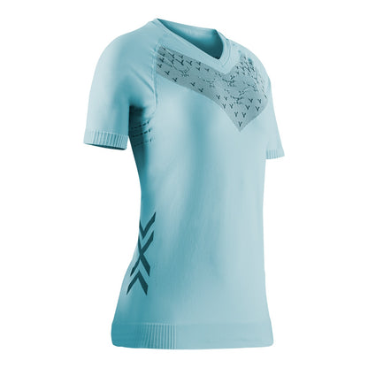 Tricou Femei X-Bionic Twyce Run Wmn Clearwater/Black