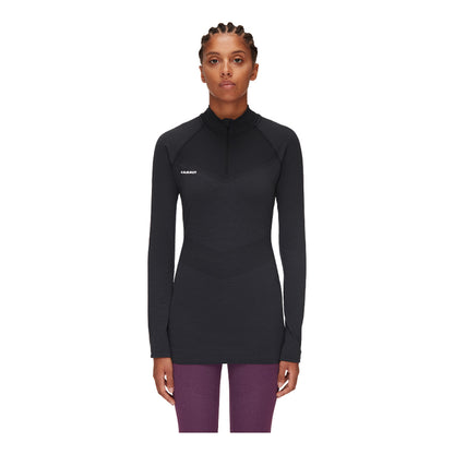 Bluza Femei Mammut Trift Half Zip Black