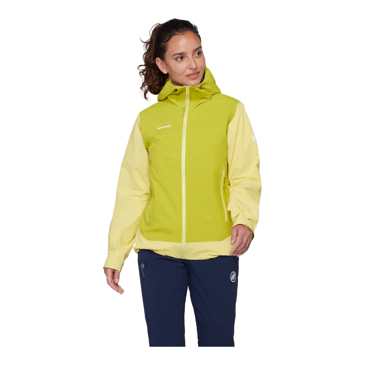 Jacheta Femei Mammut Crag HS Hooded Yellow