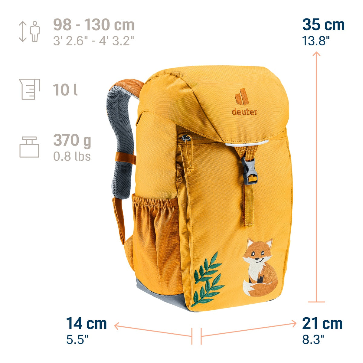 Rucsac Copii Deuter Waldfuchs 10 Amber Maple
