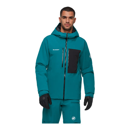 Geaca Schi Barbati Mammut Stoney HS Thermo Hooded Green