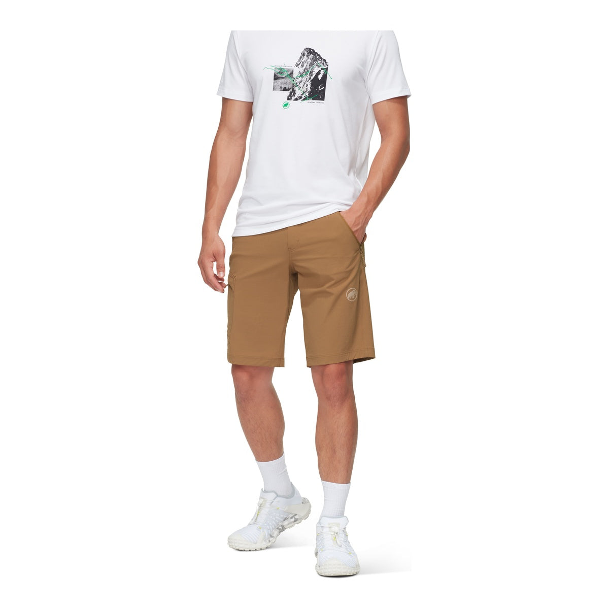 Pantaloni Scurti Barbati Mammut Runbold IV Claystone