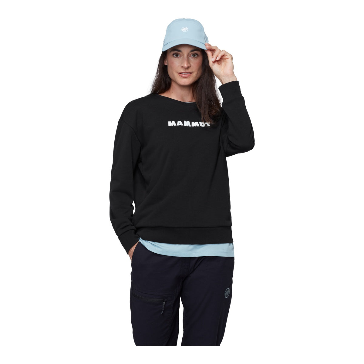 Bluza Femei Mammut Core ML Crew Neck Logo Black