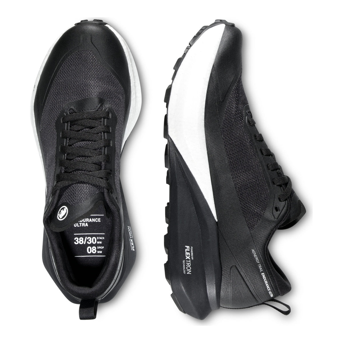 Pantofi Alergare Montana Barbati Mammut Aenergy Trail Endurance Ultra Low GTX Black-White