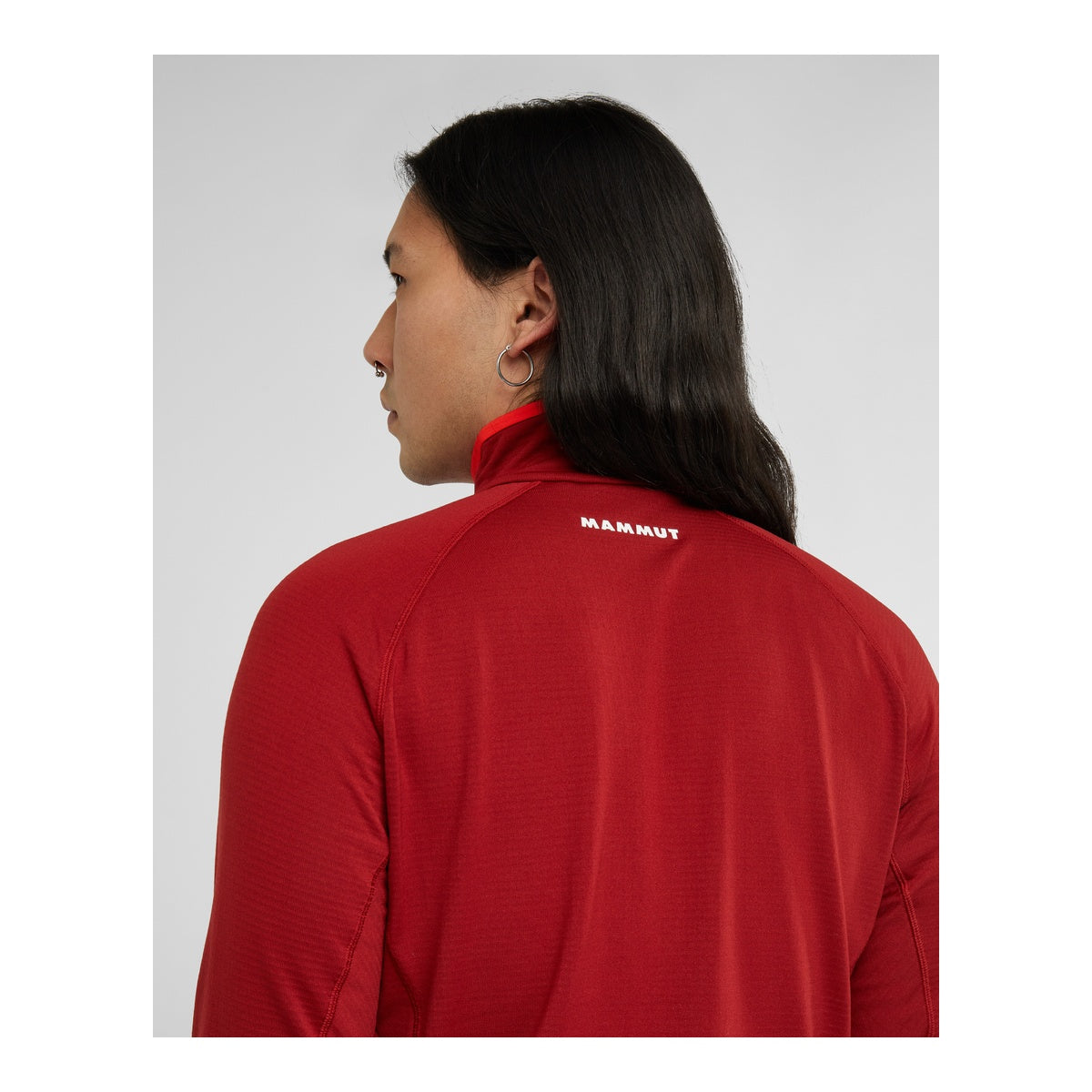 Polar Barbati Mammut Aenergy Light Ml Half Zip Pull Dark Mammut Red-Mammut Red