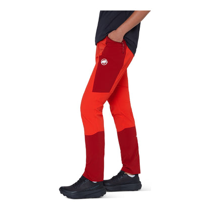 Pantaloni Femei Mammut Ducan Dark Mammut Red-Mammut Red
