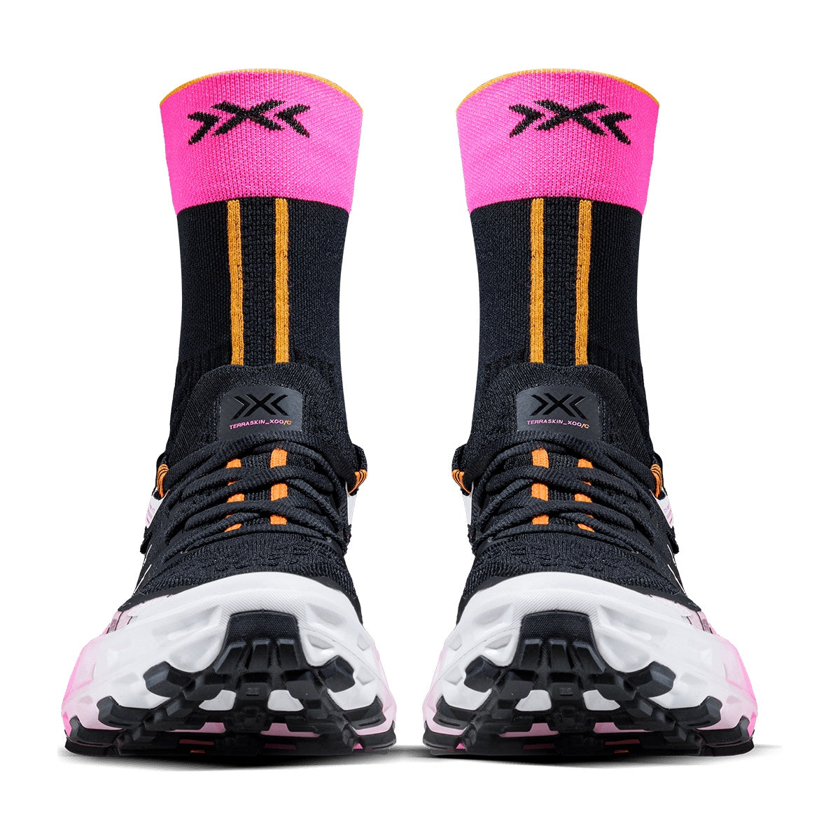 Pantofi Alergare Montana X-Bionic Terraskin X00/c X Black/X White/Fluo Pink