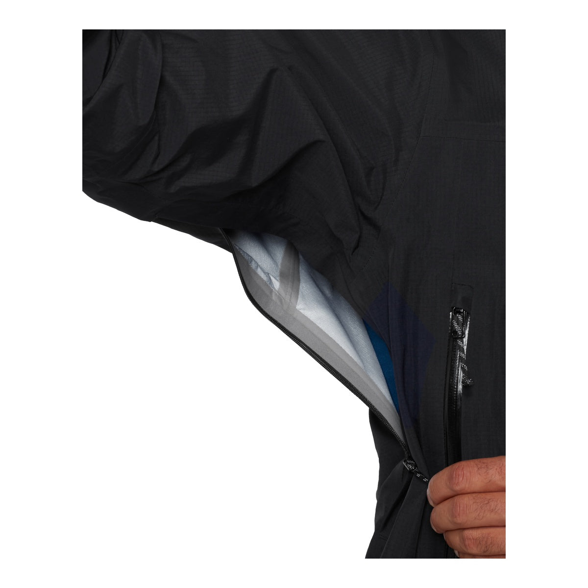 Jacheta Barbati Mammut Alto Guide HS Hooded Black