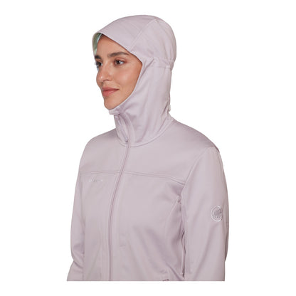 Jacheta Softshell Femei Mammut Ultimate VIII SO Hooded Alpine Calamint