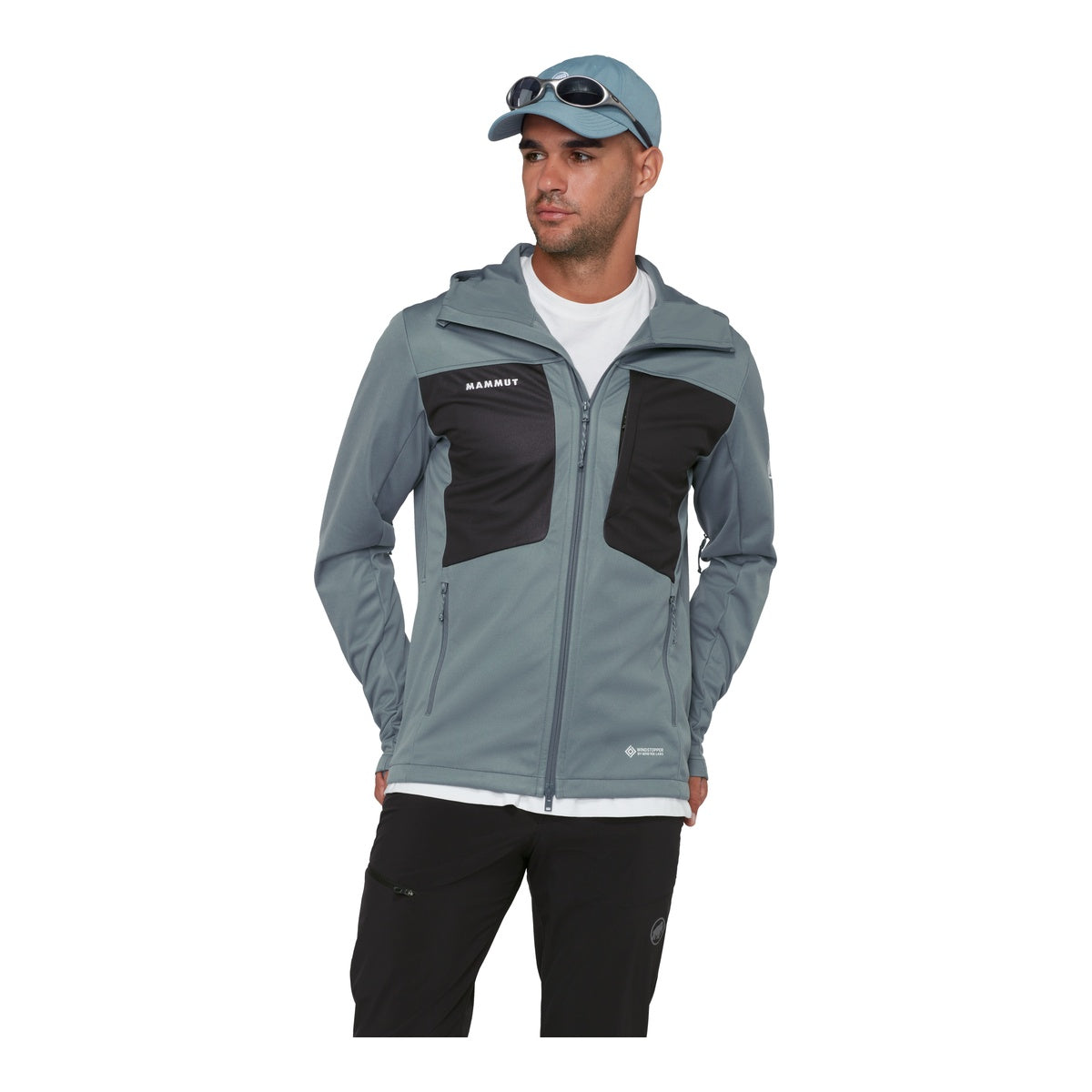 Jacheta Softshell Barbati Mammut Ultimate VIII SO Hooded Strata-Black