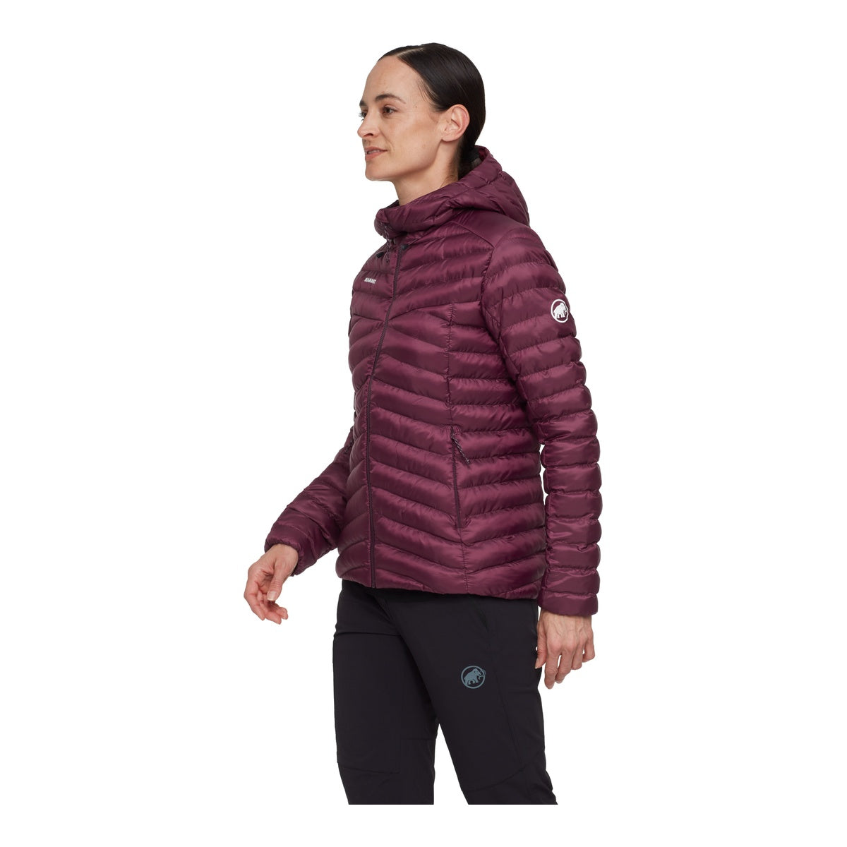 Geaca Femei Mammut Albula In Hooded Burgundy