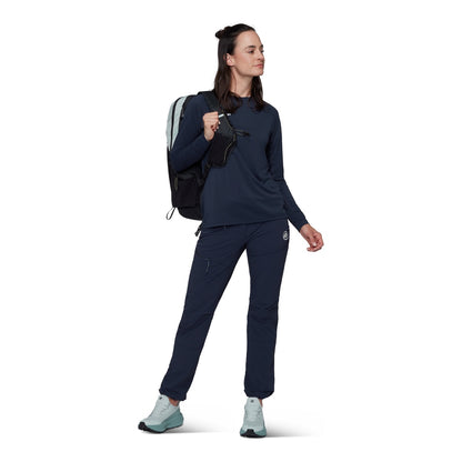 Bluza Femei Mammut Ducan FL Longsleeve Marine