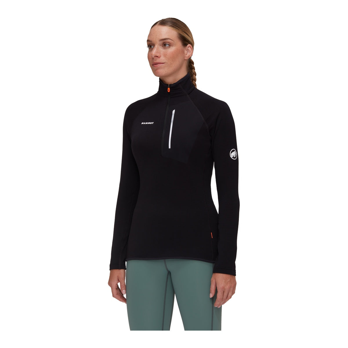 Bluza Femei Mammut Aenergy Light Ml Half Zip Pull Black