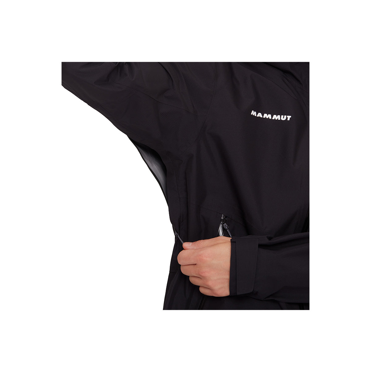 Jacheta Barbati Mammut Alto Light HS Hooded Black