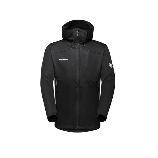 Jacheta Softshell Barbati Mammut Ultimate VII So Hooded Black