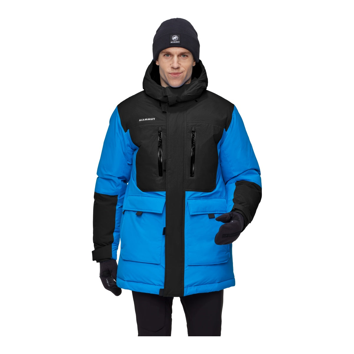 Geaca Puf Barbati Mammut Arctic In Hooded Parka Blue