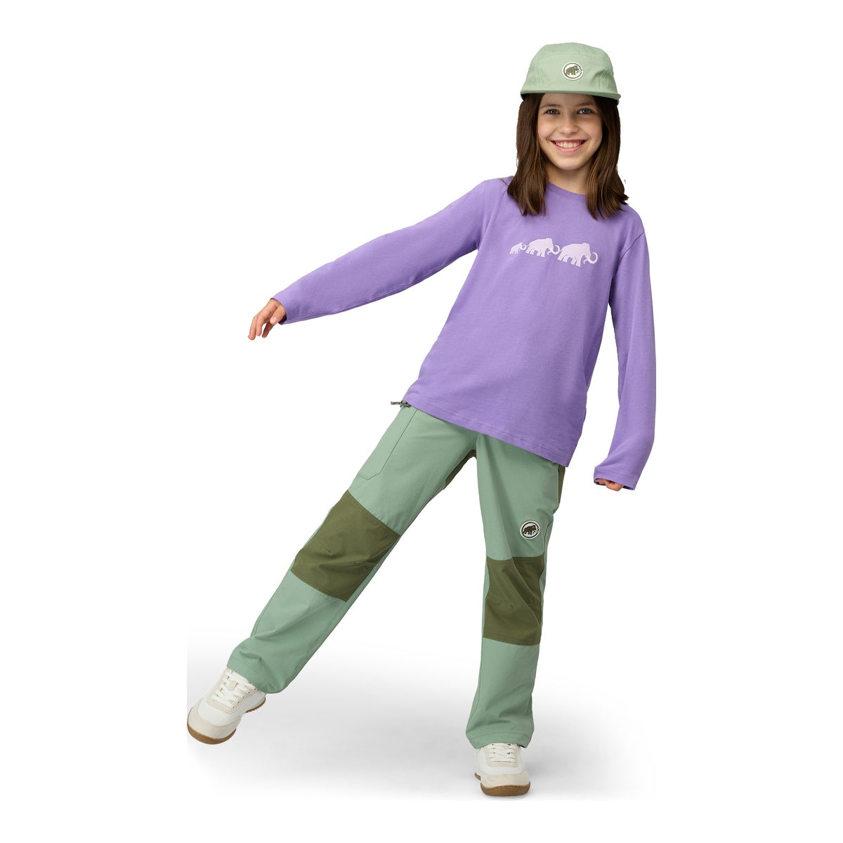 Pantaloni Softshell Copii Mammut Taiss SO Khaki