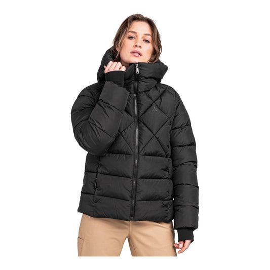 Jacheta Femei Schoffel Ins Boston Black