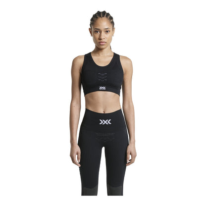 Bustiera Femei X-Bionic Energizer 4.0 Sports Opal Black/Arctic White