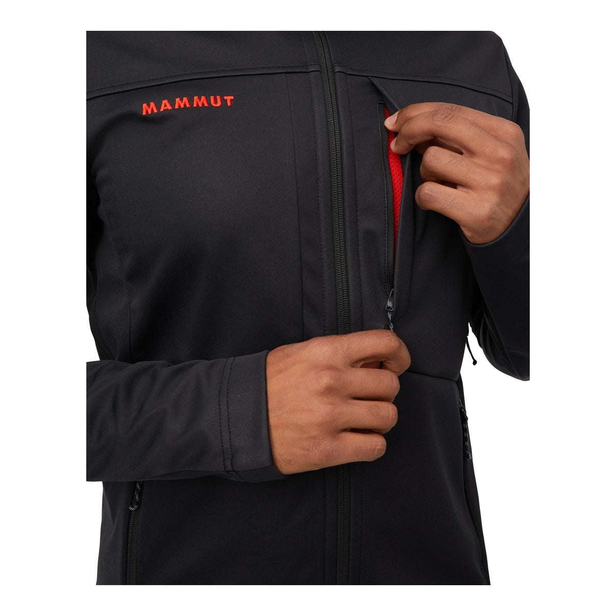 Jacheta Softshell Barbati Mammut Ultimate VIII So Hooded Jacket Men 25 Years Black