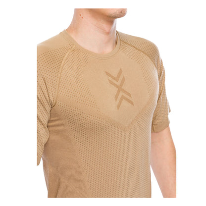Tricou Barbati X-BIONIC Xceed Run Sand-Dark Sand