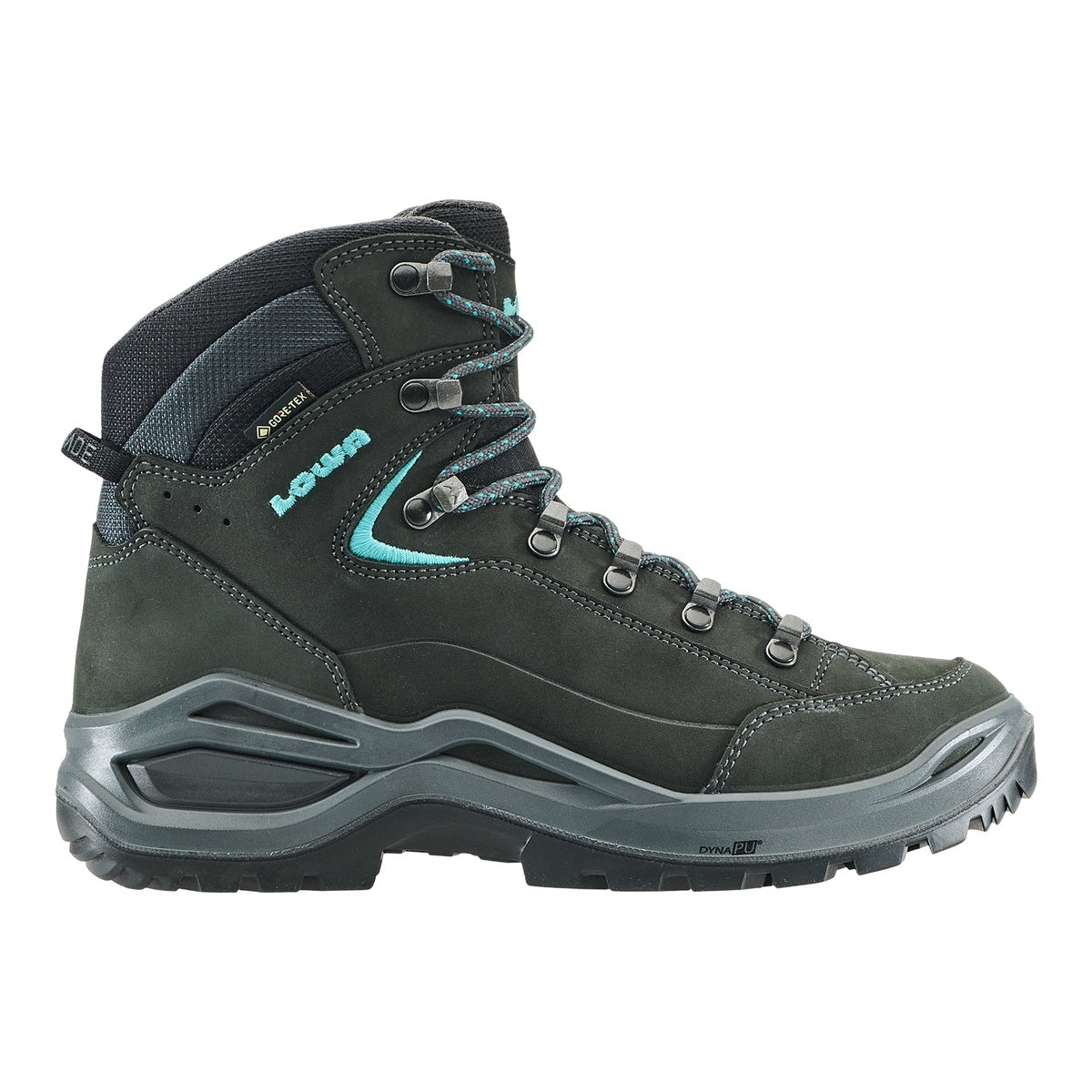 Bocanci Drumetie Femei Lowa Renegade Evo GTX MID Asphalt-Turquoise