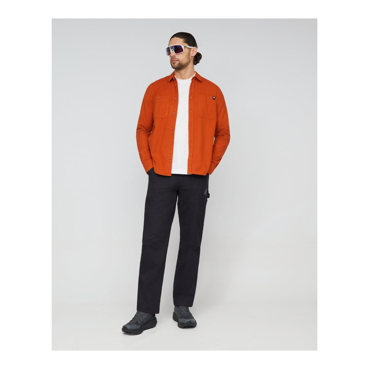 Camasa Barbati Mammut Alvra Plain Longsleeve Autumn Larice