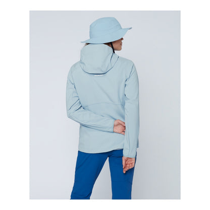 Jacheta Softshell Femei Mammut Ultimate Comfort So Hooded Nebla