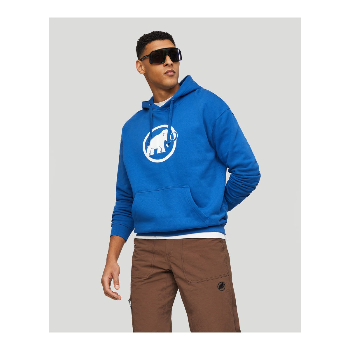 Hanorac Barbati Mammut Base Ml Hoody Classic Blue