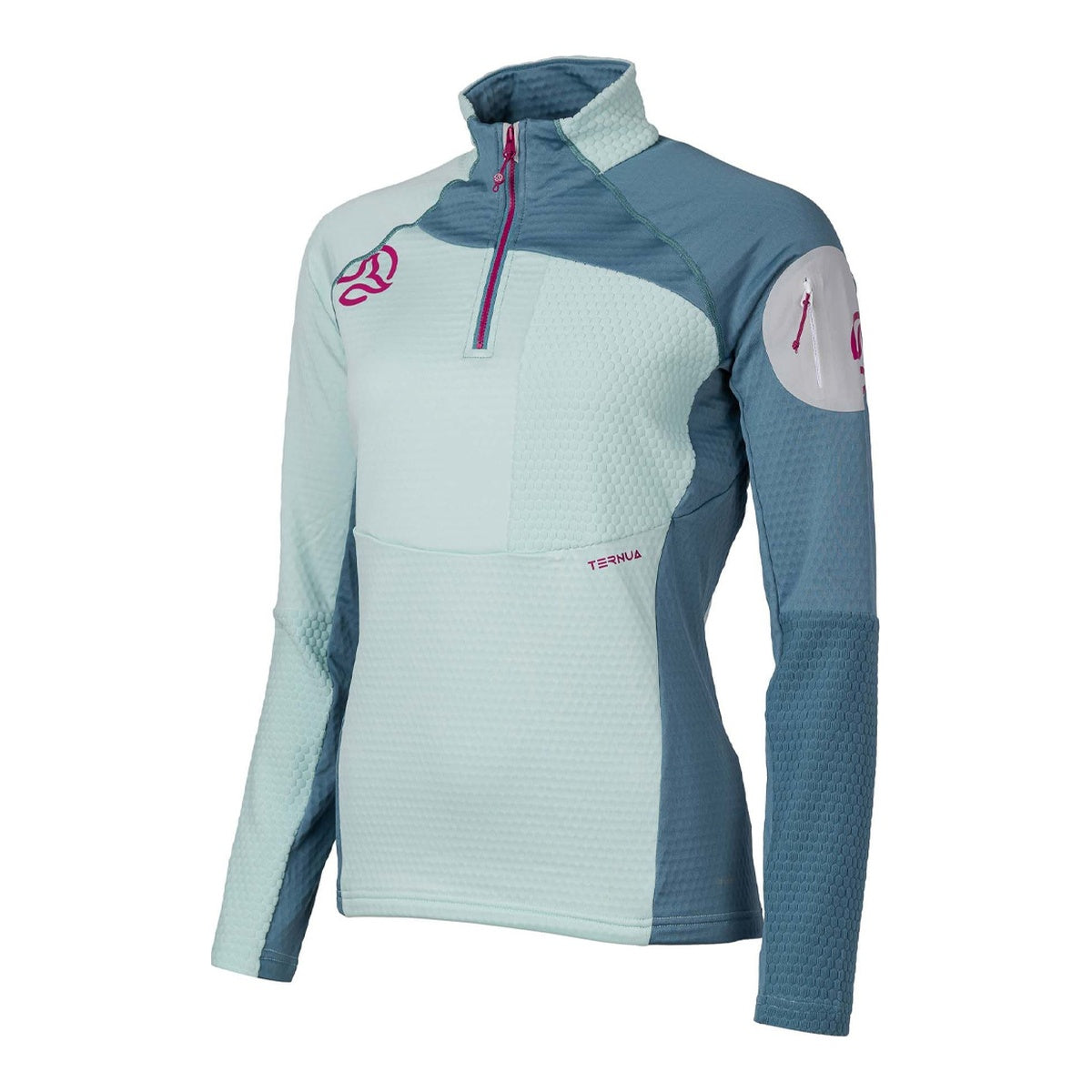 Bluza Femei Ternua Ragger 1/2 Zip Green