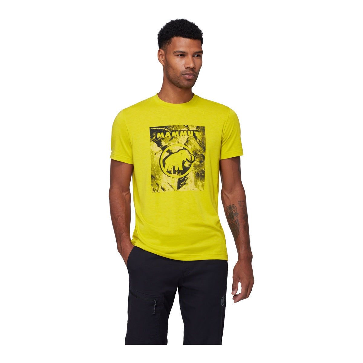 Tricou Barbati Mammut Trovat Galben