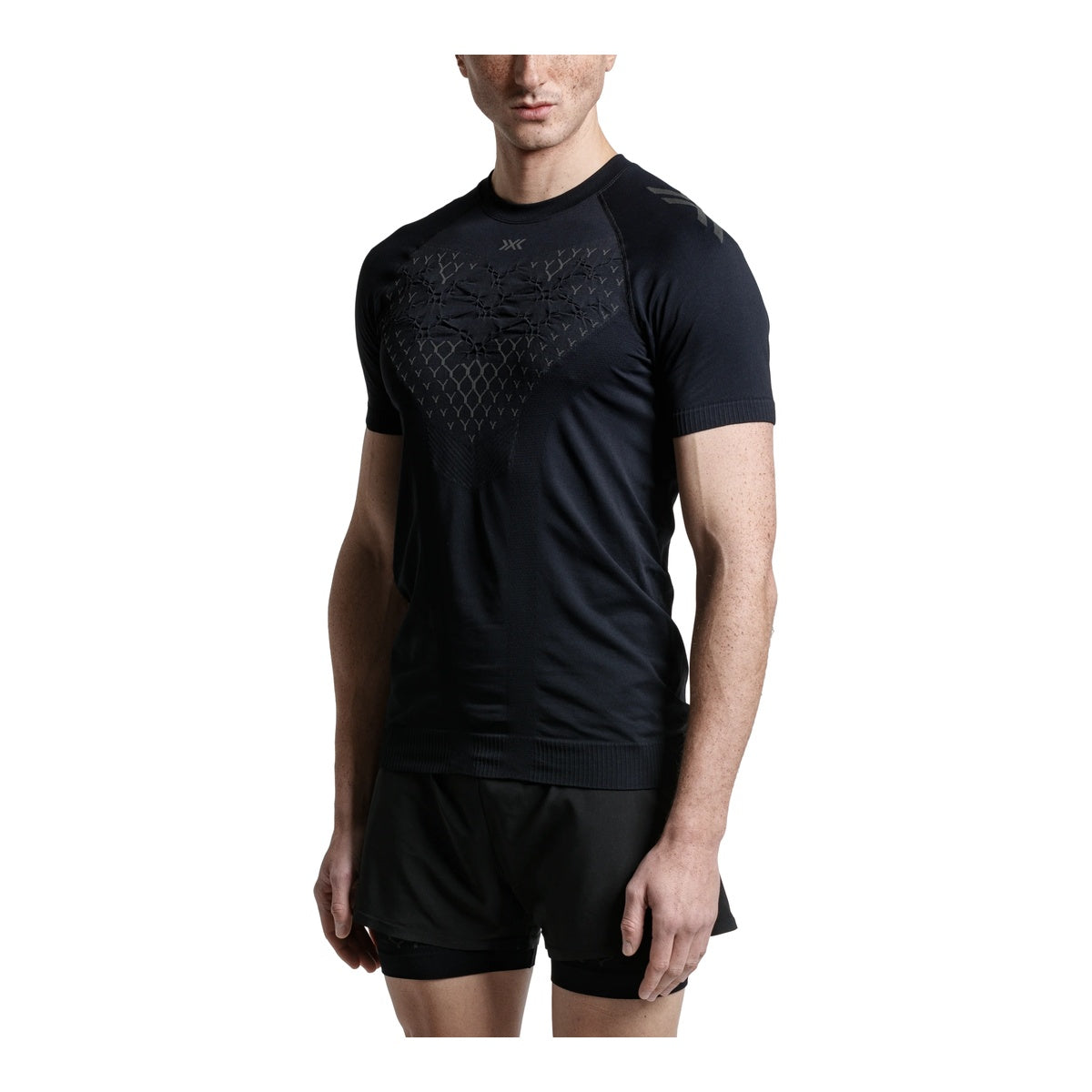Tricou Barbati X-Bionic Twyce Run Black/Charcoal
