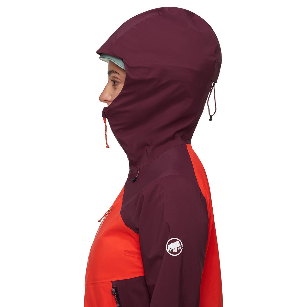 Jacheta Femei Mammut Alto Guide Hs Hooded Mammut Red-Vin