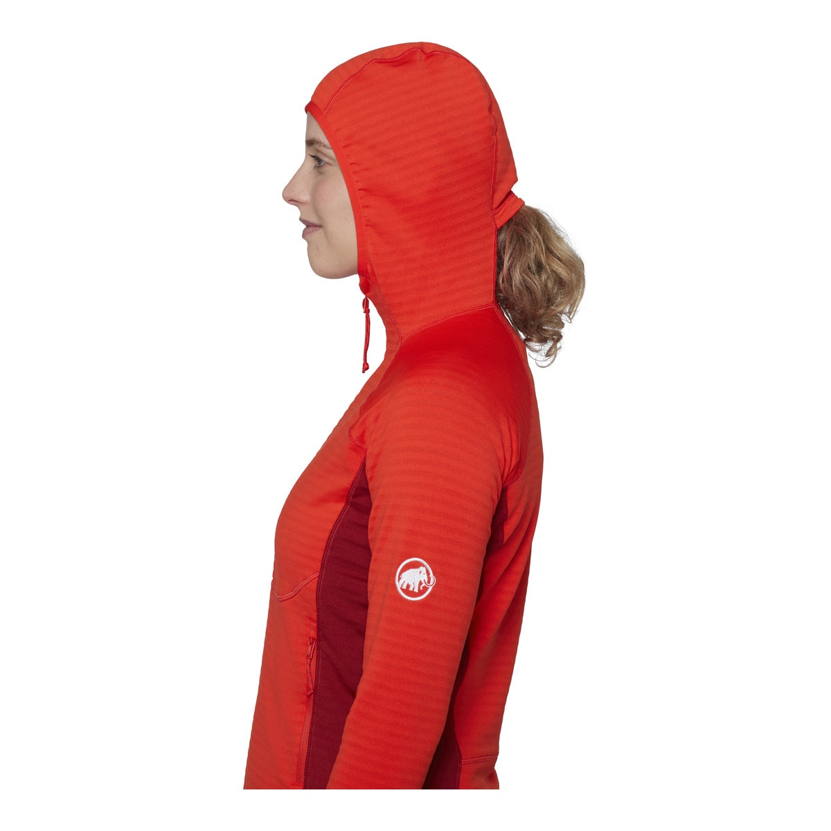 Polar Femei Mammut Taiss ML Hooded Mammut Red-Dark Mammut Red